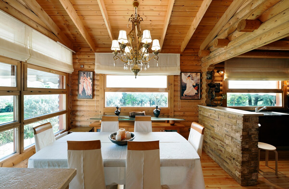 Luxurious Finnish Wooden House on the Countryside — снимка 4