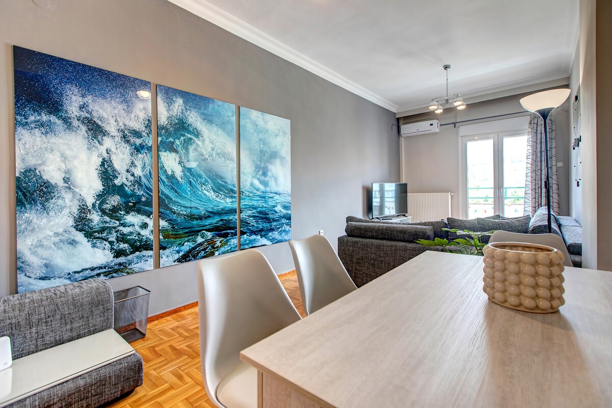 Modern 3BDROOM renovated apt, Egnatia-Aristotelous — снимка 2